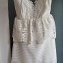 Self Portrait White Wedding Next Day Mini Dress Sz 14UK - Rrp 515 (New) Image 4