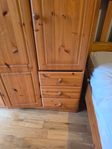 Double Wardrobe with shelving