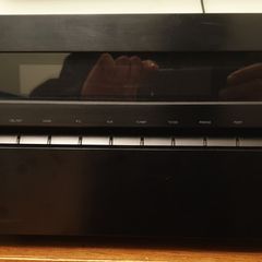 Onkyo TX-NR3009 With Onkyo speakers and speakers stands