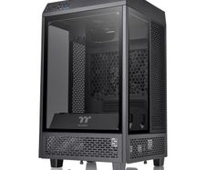 Thermaltake The Tower 100 Mini Chassis Tempered Glass PC Gaming Case - Black