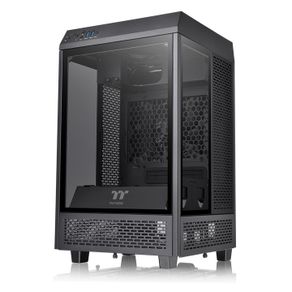 Thermaltake The Tower 100 Mini Chassis Tempered Glass PC Gaming Case - Black