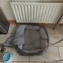 Dog bed and bowls Image 2