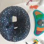 Fisher-Price Astro Kitty space saver Baby Bouncer and Activity Center Image 2