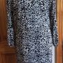 F&F Black cream and gold sparkle special ocassion Dress Size 16 can post Image 4