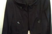 Zara Elegant Black Crop Bolero Size L