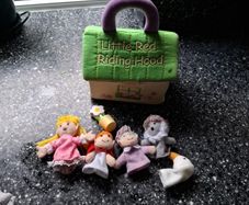 little Red Riding Hood puppets