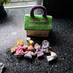 little Red Riding Hood puppets