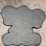 Cute Elephant Handmade tufted rug Image 3