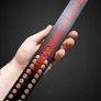 hand made leather paddle Image 2
