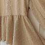 Beige blouse casual long sleeve, blouse,  summer , light material Image 5