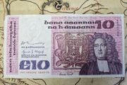 10 Pound B Series 18/07/78 Irish Note