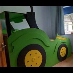 John Deere Kids Tractor Bed