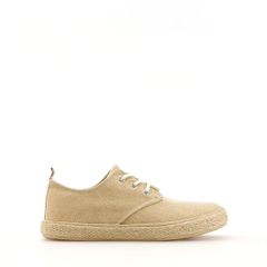 Barely worn linen look trainers size EU 35 boy girl