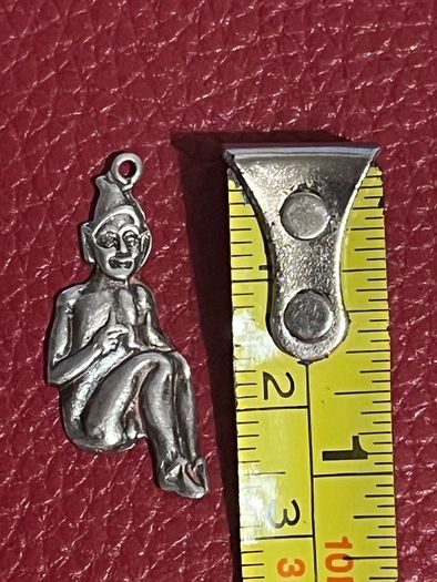 Vintage Silver Pixie / Elf Pendant
