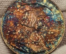 Austria 1969 Silver 50 Shillings 1493 Maximiliani 1519 Stunning Toning!!