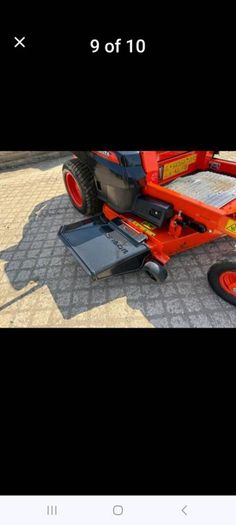 Ride on lawn mower