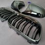 BMW 3 Series E92 E93 Lci Kidney Grilles & Mirror Covers Set Brand New Image 3