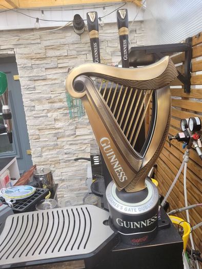 Guinness taps double tap 500 single tap 250 Heineken tap 150