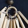 Antique Victorian Set of 9 Carved Ivory Teething Sticks Image 4