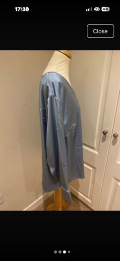 Paul Costello dressy blue top size 20 - NWOT