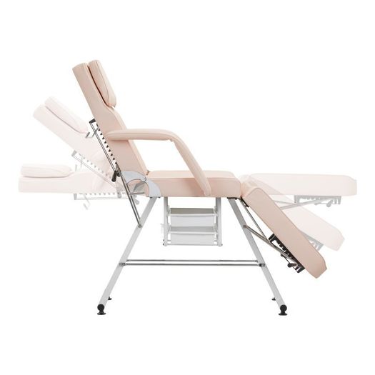 Beauty Bed With Drawers light pink cosmetic spa