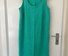 M&S Linen Dress in Spearmint Green UK 10