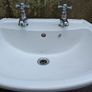 Sink, taps and matching pedestal Image 6