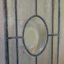 Antique Stunning Leaded Stained Glass Window Art  40,5" x 9" Image 5