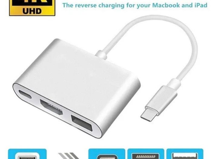 4K Type C USB-C HDMI Cable Adapter for Galaxy S20 S9 S10 S8 PLUS Macbook Huawei