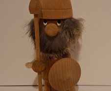 Rare Wooden Viking Warriors (Made in Denmark)