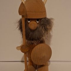 Rare Wooden Viking Warriors (Made in Denmark)