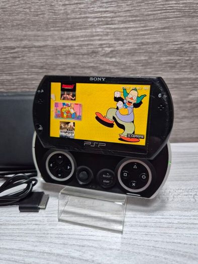 Modded Sony PSP Go 16GB Handheld System - Black -Poor Cosmetic Condition