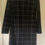 Boohoo Black and White Check Light Trench Coat  Size UK 10 Image 3