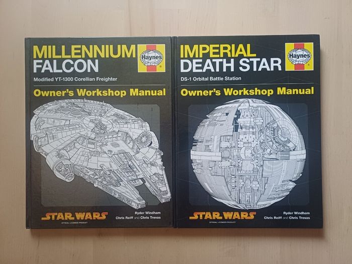 Haynes Star Wars Millennium Falcon & Death Star Hardbacks 2011