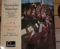 Favourite Marches 45 RPM Extended Play Fontana TFE 17295 CWS Manchester Band 1958