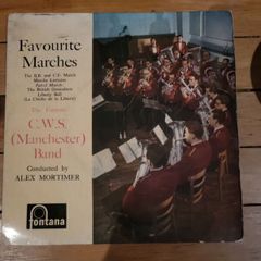 Favourite Marches 45 RPM Extended Play Fontana TFE 17295 CWS Manchester Band 1958