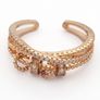 Rose Gold Tone 925 Sterling Silver CZ Fidget Ring Image 3