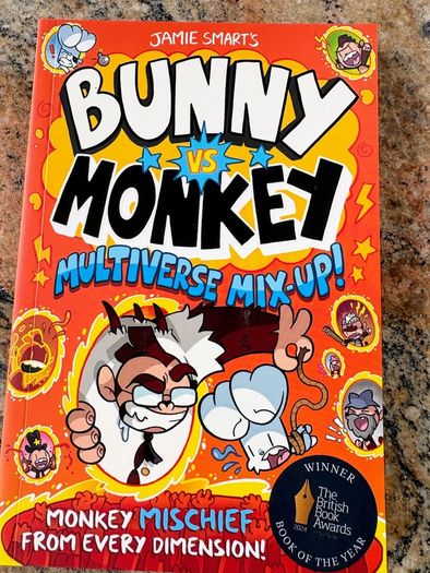 Bunny Vs Monkey books series (x4) - BRAND NEW