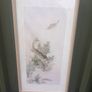 Fish Swimming, signed, painting, D18 Image 2