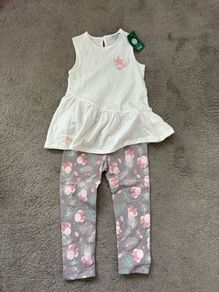 New baby girl tunic 18-24months  92cm organic cotton