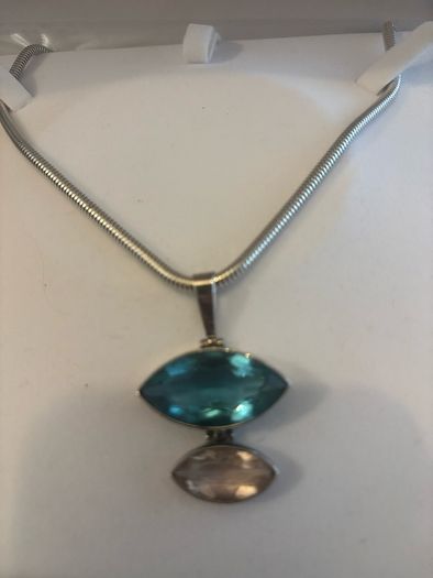 James Mary Kelly (JMK) Silver Pendant & Earrings