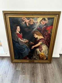 The Annunciation Oil Painting On Large Canvas - Peter Paul Ruben (copy)