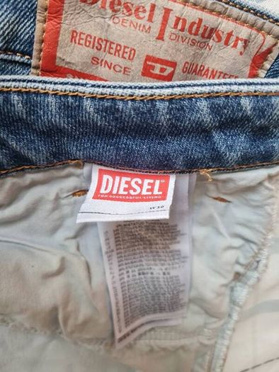Diesel industry jeans Size 30/30 button fly blue denim In excellent condition