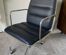 CB2 Ad Black Executive Office Chair / Desk Chair