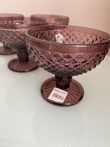 Meadows and Byrne Sorbet Glasses BNWT
