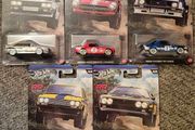 Hot Wheels Rally Racers Audi Ford Honda Lancia Datsun Full Set