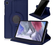 For Samsung Galaxy Tab A9 Tablet Case 360 Rotating PU Leather Cover - Blue