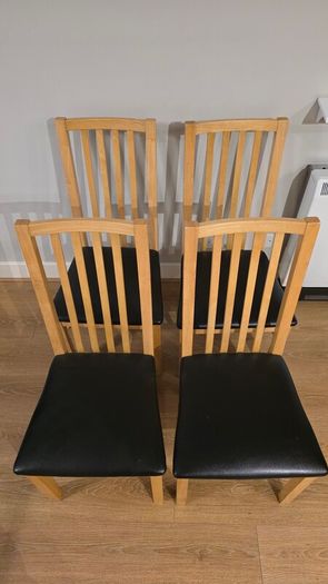 Wooden chairs