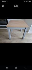 Dove Grey Oak Effect 4 to 6 Seater Foldable Extending Dining Table