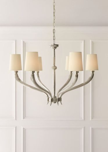 Steel Chandeliers - Pair available